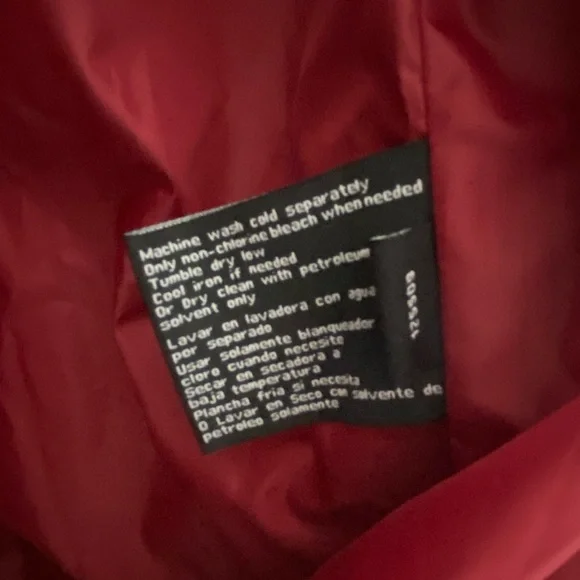 Elegant Red Women's Rain Coat - Picture 10 of 10